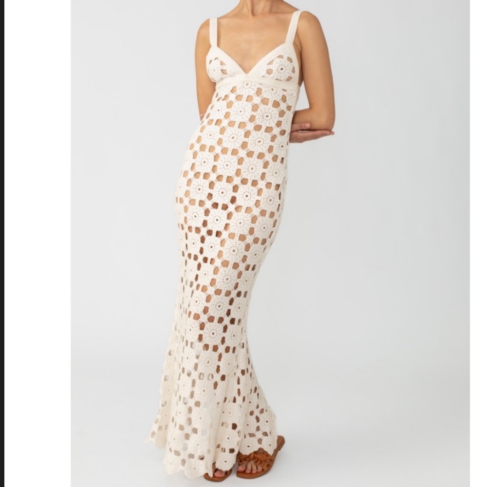 Sau Lee Mila Crochet dress
